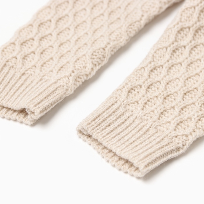 Брюки детские вязаные MINAKU, цвет бежевый, рост 74-80 см Брюки детские вязаные MINAKU, цвет бежевый, рост 74-80 см