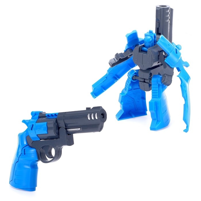 Робот &laquo;Револьвер&raquo;, трансформируется, цвета МИКС