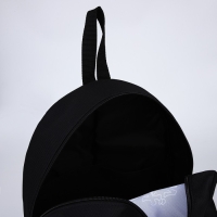 Рюкзак школьный молодёжный &laquo;Аниме&raquo;, 29х12х37, отдел на молнии, н/карман, чёрный