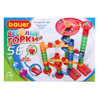 Конструктор &laquo;Весёлые горки&raquo; 56 элементов