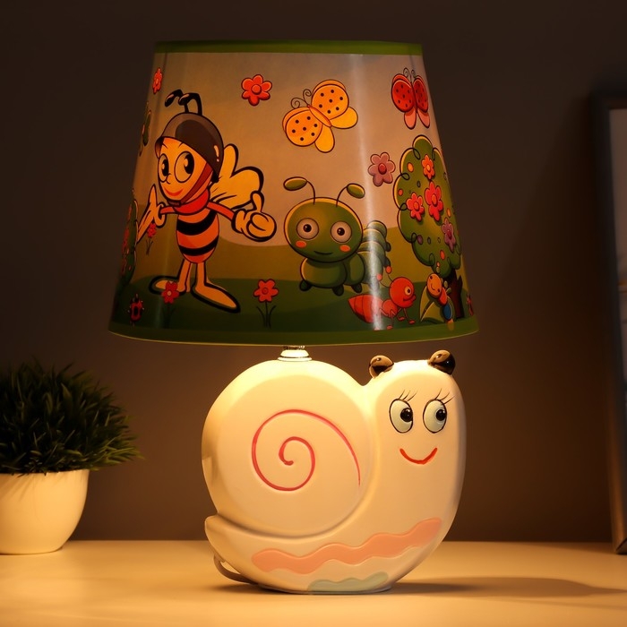 Настольная лампа Настольная лампа "Улитка" Е14 40Вт 20х20х31см