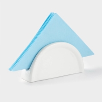 Салфетница керамическая &laquo;Классика&raquo;, 11,5&times;3,5&times;6 см, цвет белый