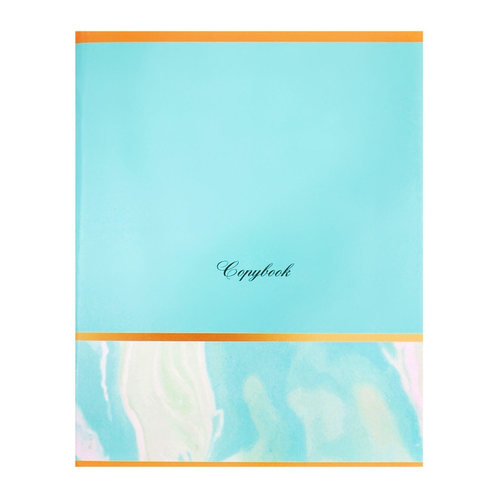 Тетрадь 96 листов в клетку Calligrata Тетрадь 96 листов в клетку Calligrata "Мрамор с полосой", обложка мелованный картон, глянцевая ламинация, блок офсет МИКС