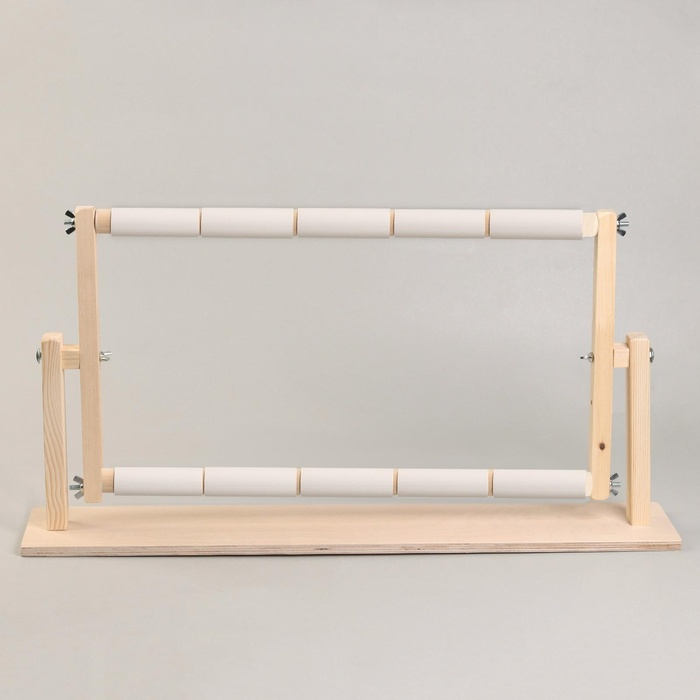 Пяльцы-рамка для вышивания, 30 &times; 50 см, с подставкой, цвет светлое дерево