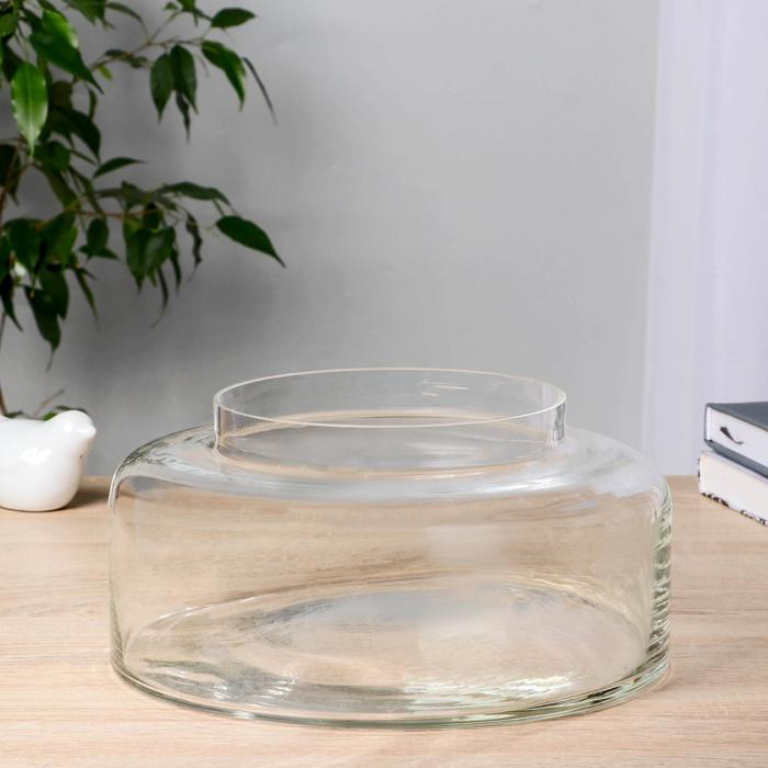 Ваза Ваза "Дэни" d-14.2см 11.5х21 см, v-3.6л прозрачная