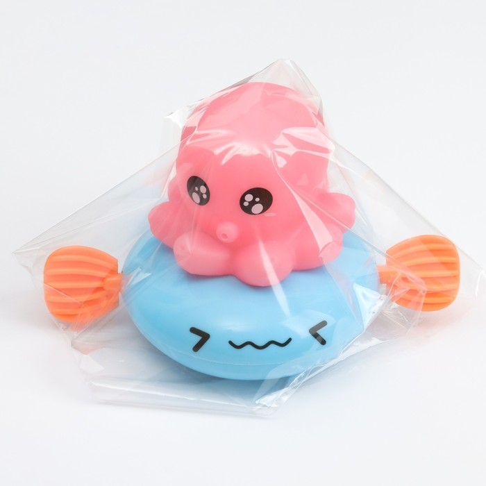 Заводная игрушка для ванны с брызгалкой &laquo;Осьминожка&raquo;, Крошка Я