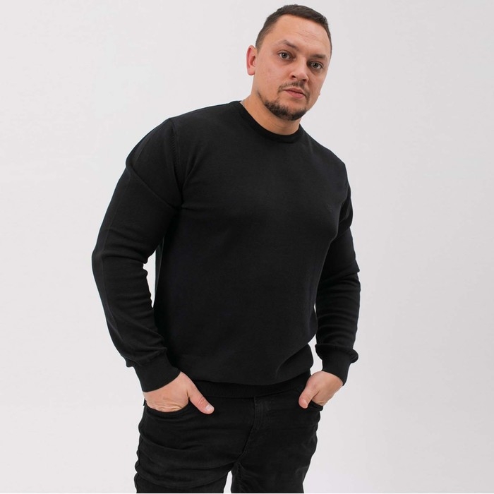 Джемпер мужской, цвет чёрный, размер 50 (XL) Джемпер мужской, цвет чёрный, размер 50 (XL)