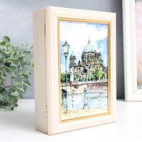 Ключница "Берлин 3" молочный дуб 15х21 см Ключница "Берлин 3" молочный дуб 15х21 см