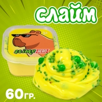 Слайм «Slime HERO. Капибара», жёлтый, 60 г Слайм «Slime HERO. Капибара», жёлтый, 60 г