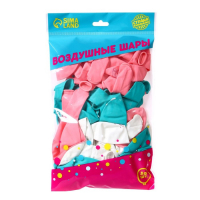 Воздушный шар латексный 12" &laquo;Волшебство сияет&raquo;, единорожка, 50 шт.