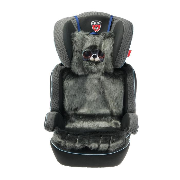 Накидка «АВТОНЯША» для детского автокресла, Мишка, тёмно-серая Накидка «АВТОНЯША» для детского автокресла, Мишка, тёмно-серая