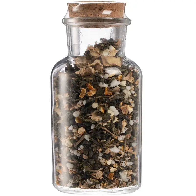 Чай &laquo;Сокочай&raquo;, зеленый с соком имбиря, с кусочками имбиря, апельсина и медом