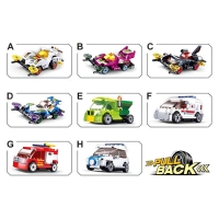 Конструктор инерционный Механо &laquo;Полицейская&raquo;, 56 деталей