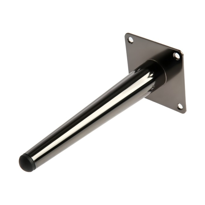 Опора мебельная CAPPIO OP08,h=200 мм,толщ площ 1,8, цвет глянцевый черный Опора мебельная CAPPIO OP08,h=200 мм,толщ площ 1,8, цвет глянцевый черный