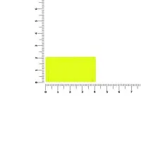 Лейбл из ПВХ Dzeta, S, желтый неон Лейбл из ПВХ Dzeta, S, желтый неон