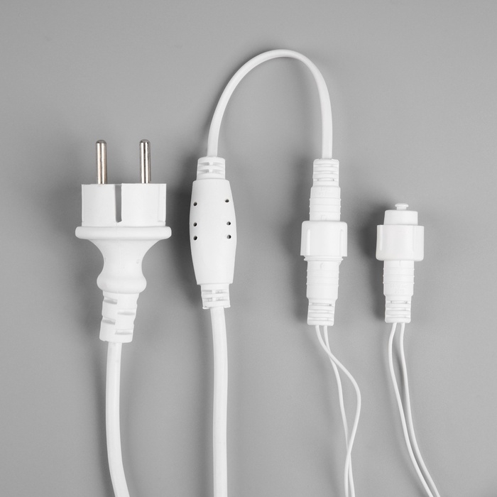 Гирлянда «Бахрома» 6 × 0.7 м, IP44, УМС, белая нить, 120 LED, свечение тёплое белое, мерцание, 220 В Гирлянда «Бахрома» 6 × 0.7 м, IP44, УМС, белая нить, 120 LED, свечение тёплое белое, мерцание, 220 В