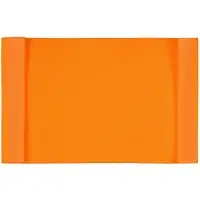 Лейбл тканевый Epsilon, XL, оранжевый неон