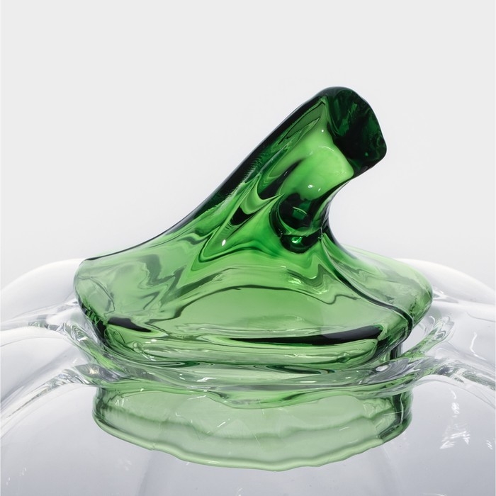 Конфетница стеклянная &laquo;Тыква&raquo;, 800 мл, 15&times;13 см