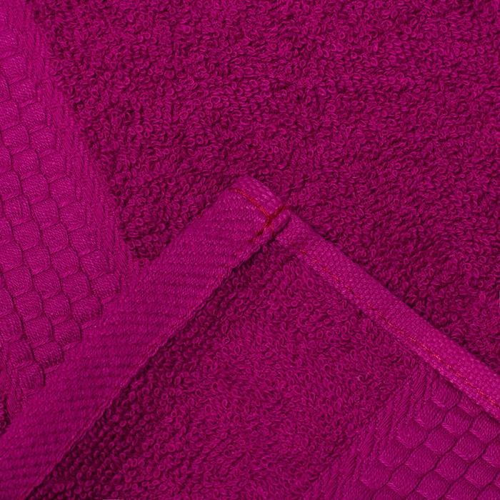 Полотенце махровое гладкокрашеное &laquo;Эконом&raquo; 70х130 см, цвет фуксия