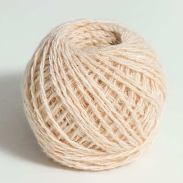 Пряжа "Акрил" 100% акрил, 100м/40&plusmn;5 гр (Слоновая кость)