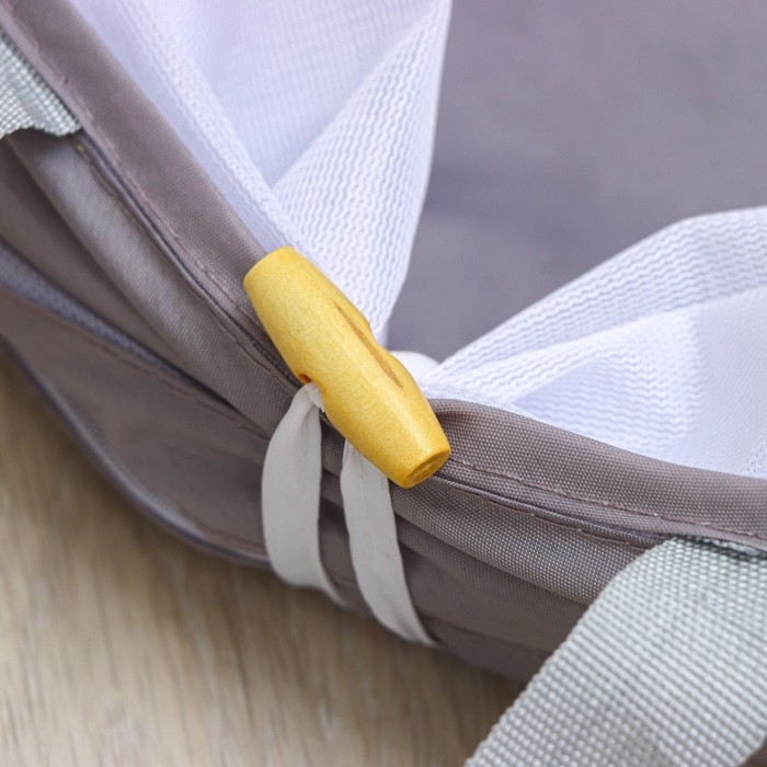 Корзина для белья Доляна, складная, 35×35×43 см, цвет белый Корзина для белья Доляна, складная, 35×35×43 см, цвет белый