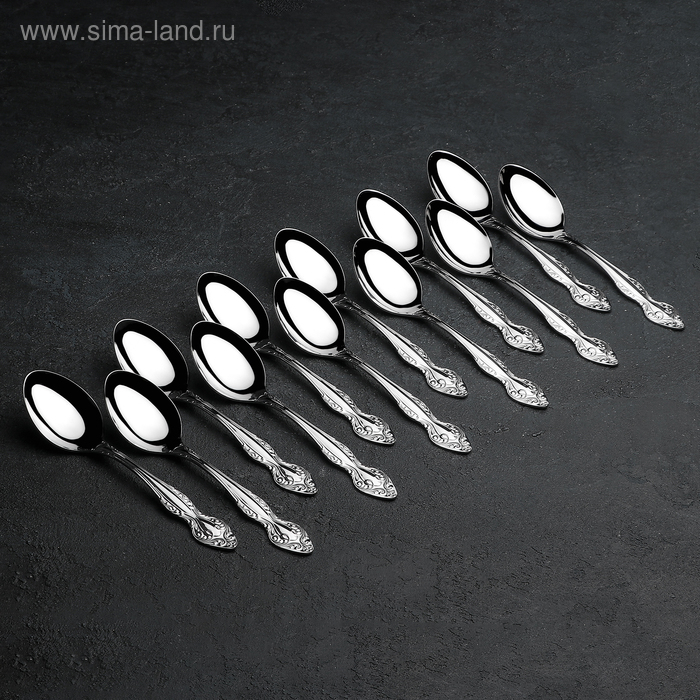 Набор столовых приборов «Славянка», 36 предметов, декоративная коробка Набор столовых приборов «Славянка», 36 предметов, декоративная коробка