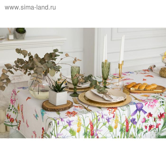 Скатерть Скатерть "Этель" Луговые цветы 220х150 см, 100 % хл, саржа 190 гр/м2
