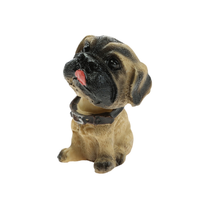 Собака на панель авто, качающая головой, мини, спаниель Собака на панель авто, качающая головой, мини, спаниель