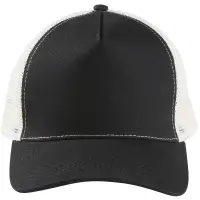 Бейсболка Blink, черная с молочно-белым Бейсболка Blink, черная с молочно-белым