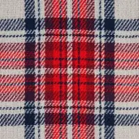 Плед «Валдай», бежевый с красным и синим Плед «Валдай», бежевый с красным и синим