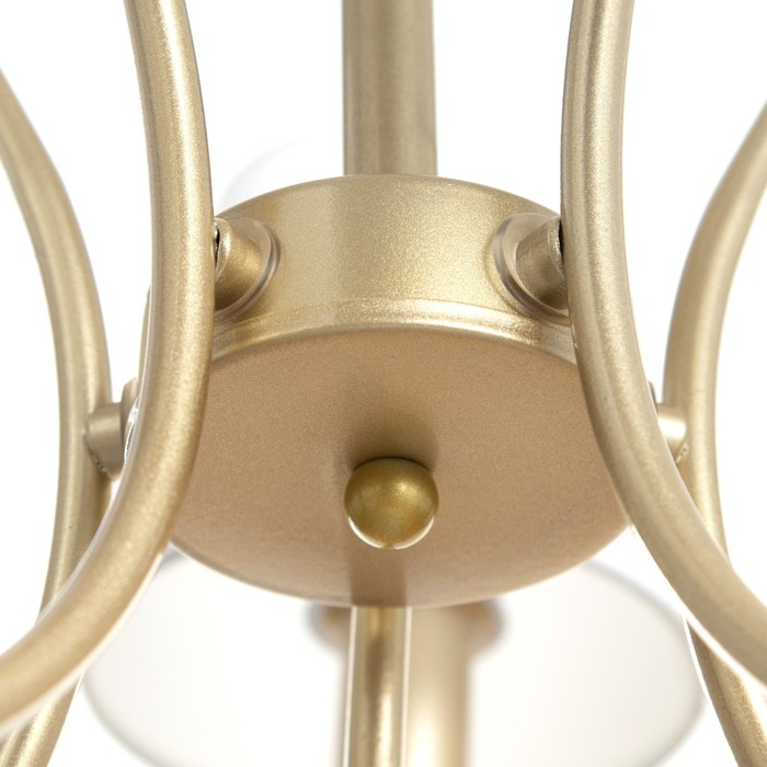 Люстра "Нарцисса" 5хЕ27 40т золото шампань 58х58х40 см BayerLux