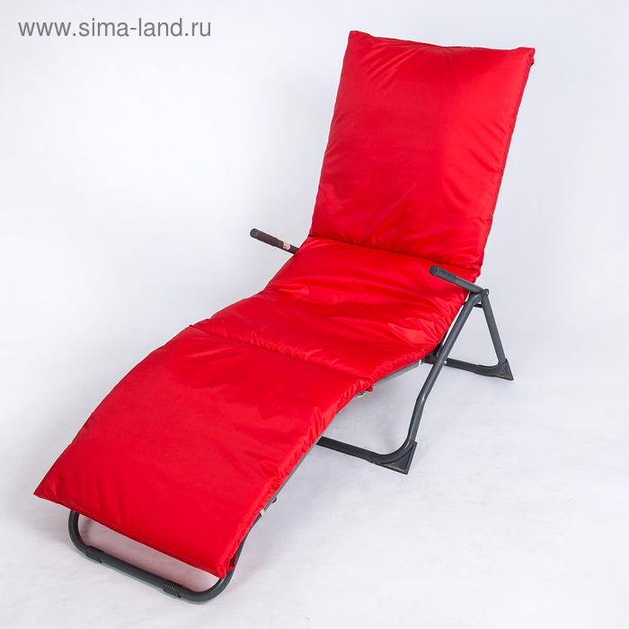 Подушка-матрас водоотталкивающ. 195х63х3,5 см, оксфорд 100% пэ, красный, синтетическое волокно Подушка-матрас водоотталкивающ. 195х63х3,5 см, оксфорд 100% пэ, красный, синтетическое волокно