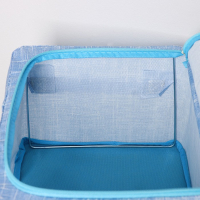 Кофр для хранения вещей Доляна &laquo;Ронда&raquo;, 30,5&times;24&times;16,5 см, цвет голубой