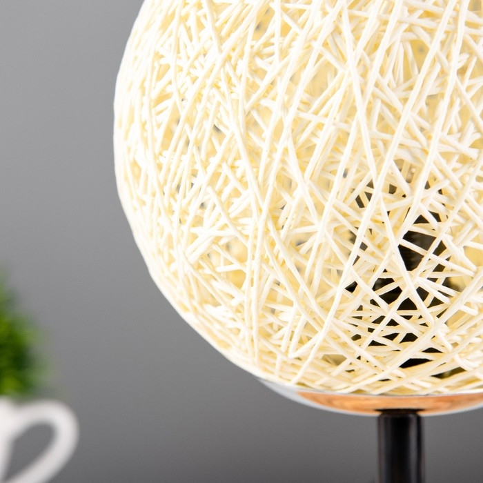 Настольная лампа Настольная лампа "Венера" Е14 40Вт оранжевый 12х12х26см RISALUX