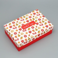 Коробка подарочная новогодняя складная &laquo;Уютного Нового года&raquo;, 30 х 20 х 9 см, Новый год