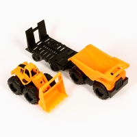 Самосвал в прицепом 42 х 11 х 17 см Самосвал в прицепом 42 х 11 х 17 см