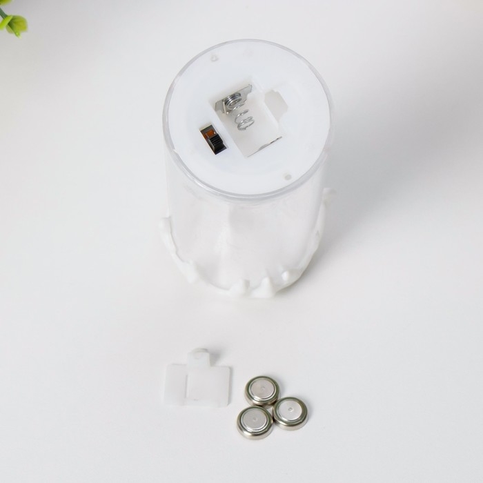 Ночник-свеча Ночник-свеча "Лошадка" LED от батареек 3хLR44 белый 4,7х4,7х10,5 см RISALUX