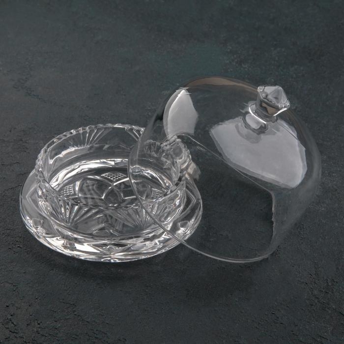 Ёмкость стеклянная для мёда и варенья «Блеск», 12×11 см Ёмкость стеклянная для мёда и варенья «Блеск», 12×11 см