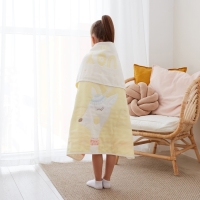 Полотенце детское Крошка Я "Magic" 95х100&plusmn;5 см, цвет жёлтый, 100% хлопок, 280 г/м2