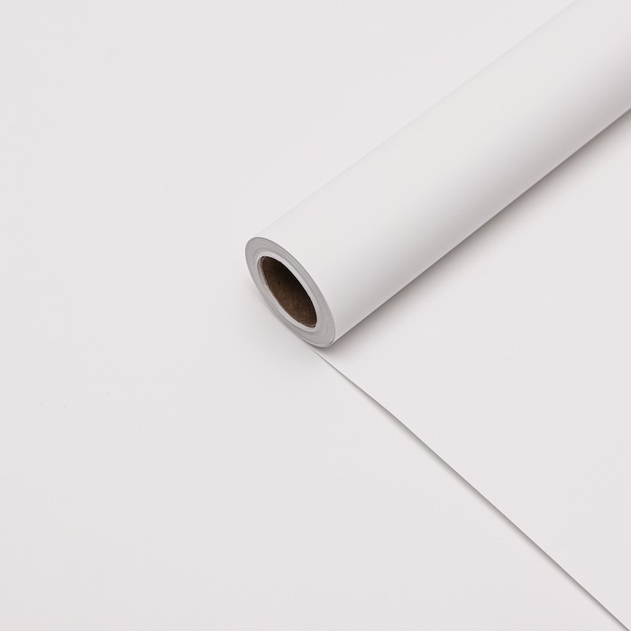 Плёнка матовая, 0,58 x 10 м, 70 мкм, белый