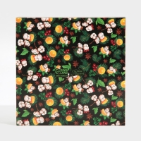 Коробка под 9 конфет с ячейками &laquo;Вкусный новый год&raquo; 14,5 х 14,5 х 3,5 см, Новый год