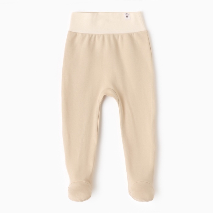 Ползунки детские MINAKU "Nature", цвет бежевый, рост 68-74 см