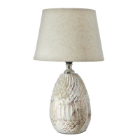 Настольная лампа 16794/1 E14 40Вт бело-бежевый 20x20x33 см RISALUX