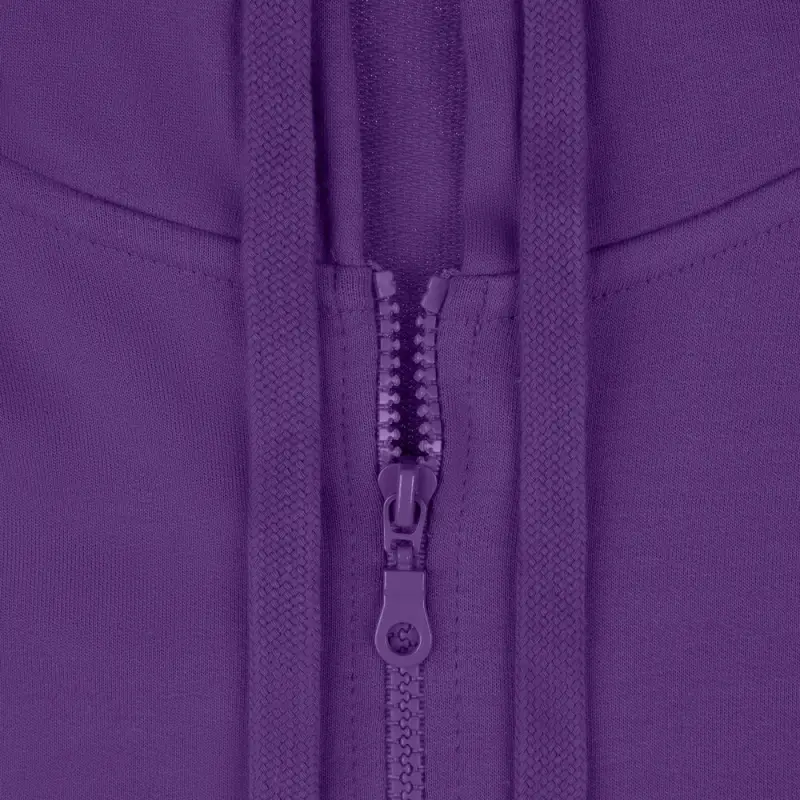 Толстовка на молнии с капюшоном Siverga 2.0, фиолетовая, размер XS