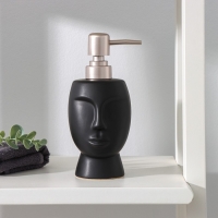 Дозатор для жидкого мыла SAVANNA &laquo;Вуду&raquo;, 240 мл, цвет чёрный