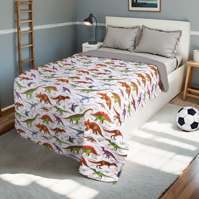 Покрывало Этель Покрывало Этель "Динозавры" 1,5 сп , 145*210 см, 100% хлопок