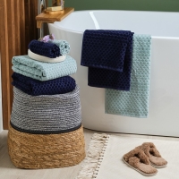 Полотенце махровое Love Life &laquo;Комфорт&raquo; 50х90 см, темно-синий, 100% хл, 500 гр/м2