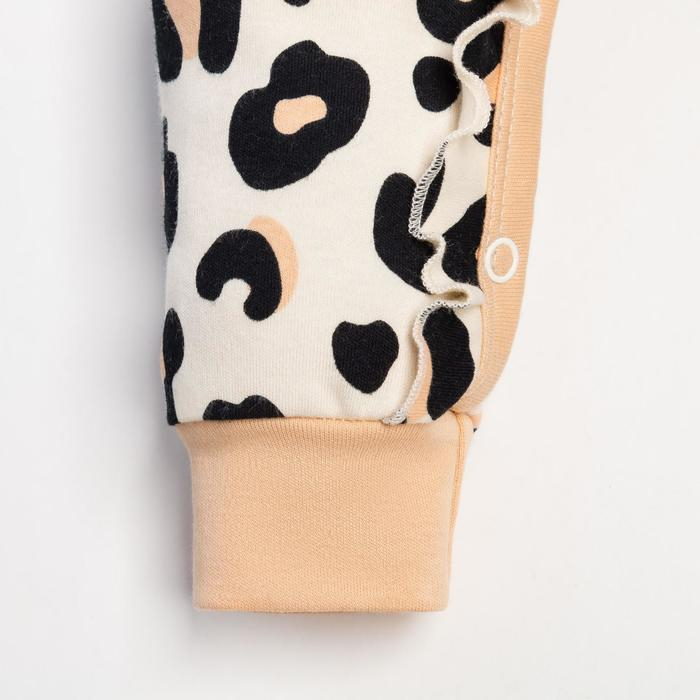 Комбинезон Крошка Я &laquo;Леопард&raquo;, рост 74-80 см