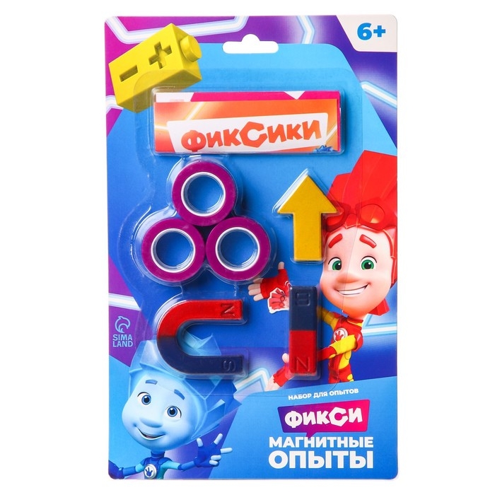 Набор для опытов Фиксики &laquo;Магнитные опыты&raquo;, с кольцами
