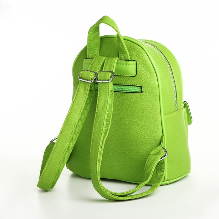 Рюкзак городской на молнии, цвет зелёный Рюкзак городской на молнии, цвет зелёный